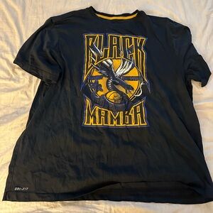 Rare Vtg Nike Black Mamba Kobe Bryant Tshirt